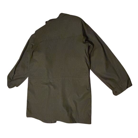 Vintage Italian Army Olive Green Field Jacket Parka / Mens Medium - Picture 4 of 5